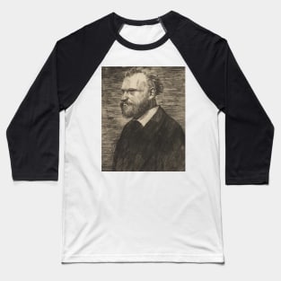 Edouard Manet, Bust-Length Portrait by Edgar Degas Baseball T-Shirt